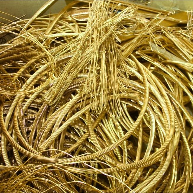 gold wiring scrap